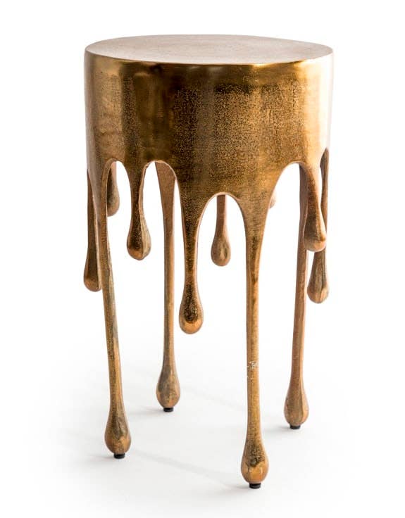 Sidobord - Dalí - Guldfärgad Aluminium