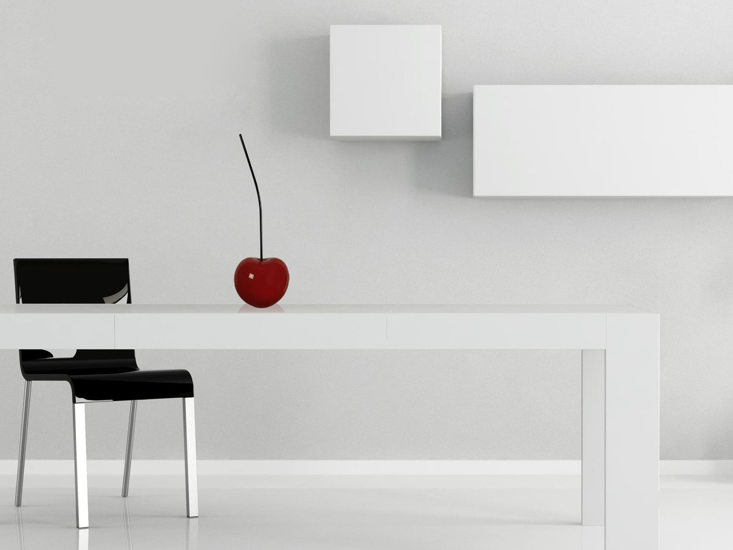 Cherry Single - Resin Sculpture - Red