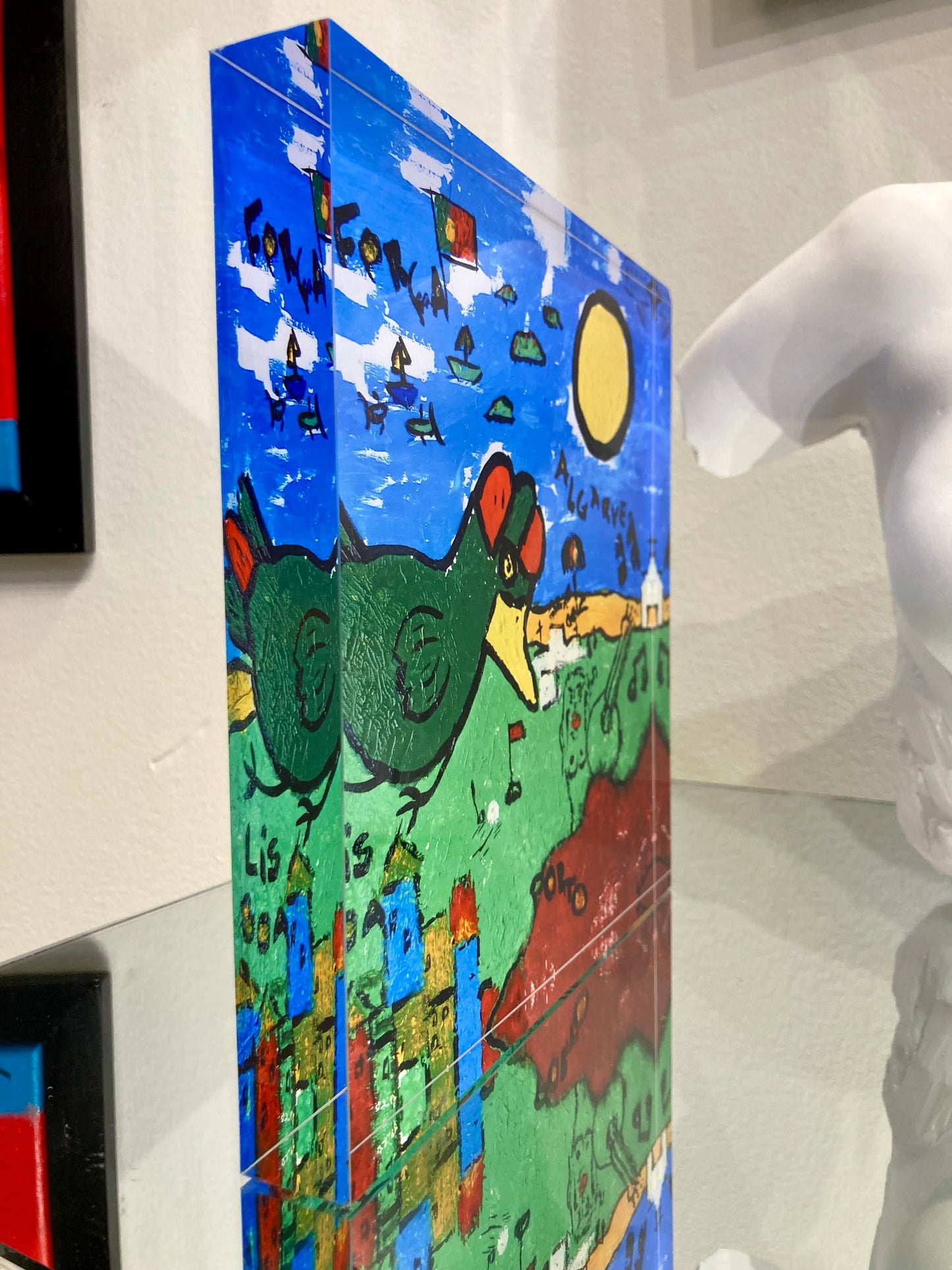 Acrylic glass block - Portugal - Gina Cinnamoni
