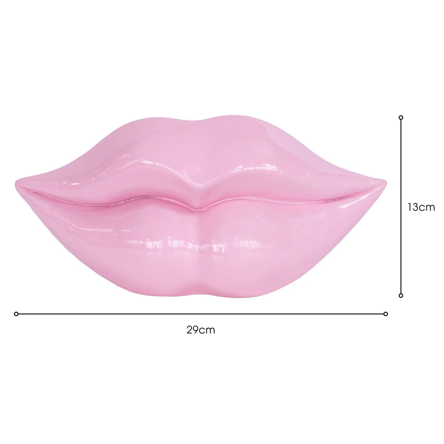 Pink Lip Sculpture - Cheeky Design for Home Decor