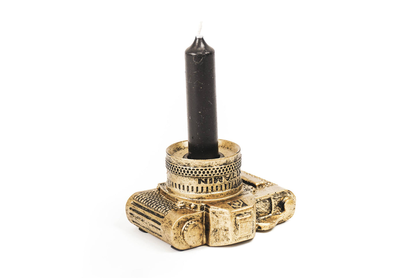 Camera Candlestick - Gold