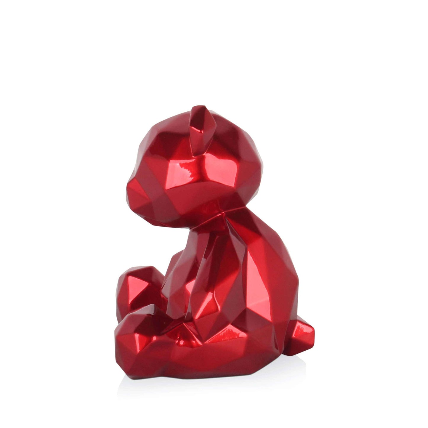 Red Teddy Bear - Sculpture - Valentine's Day Gift