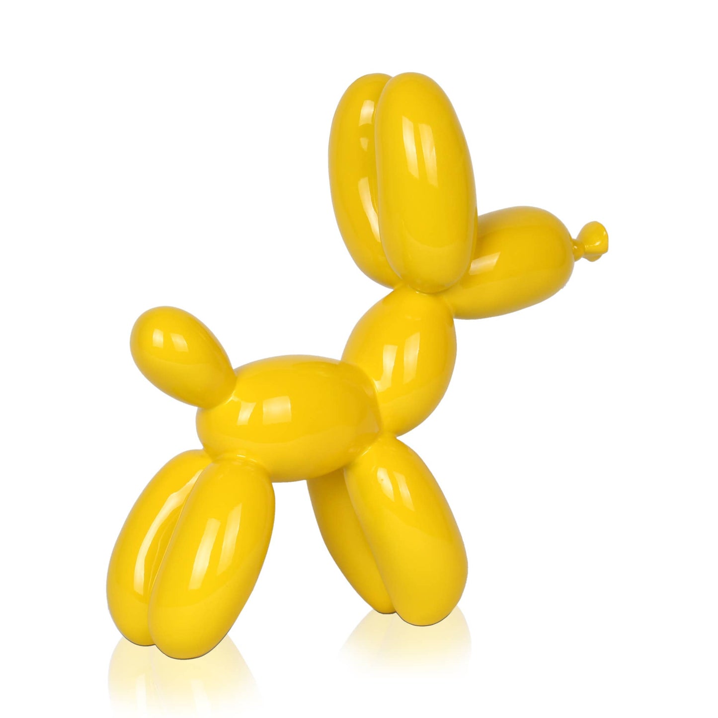 Balloon Dog - Resin Sculpture - Yellow - Ornament