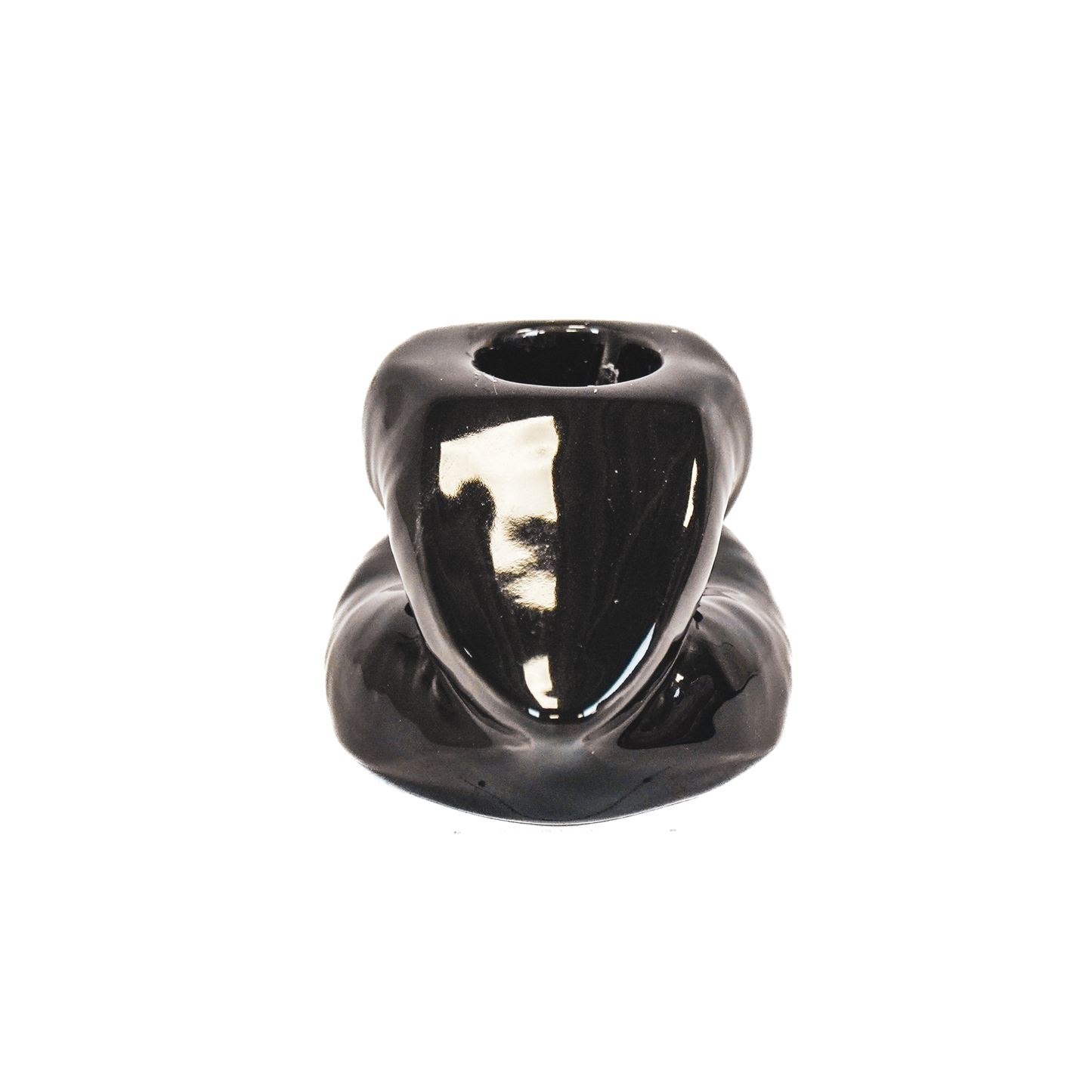 Lip-shaped Candlestick - Black