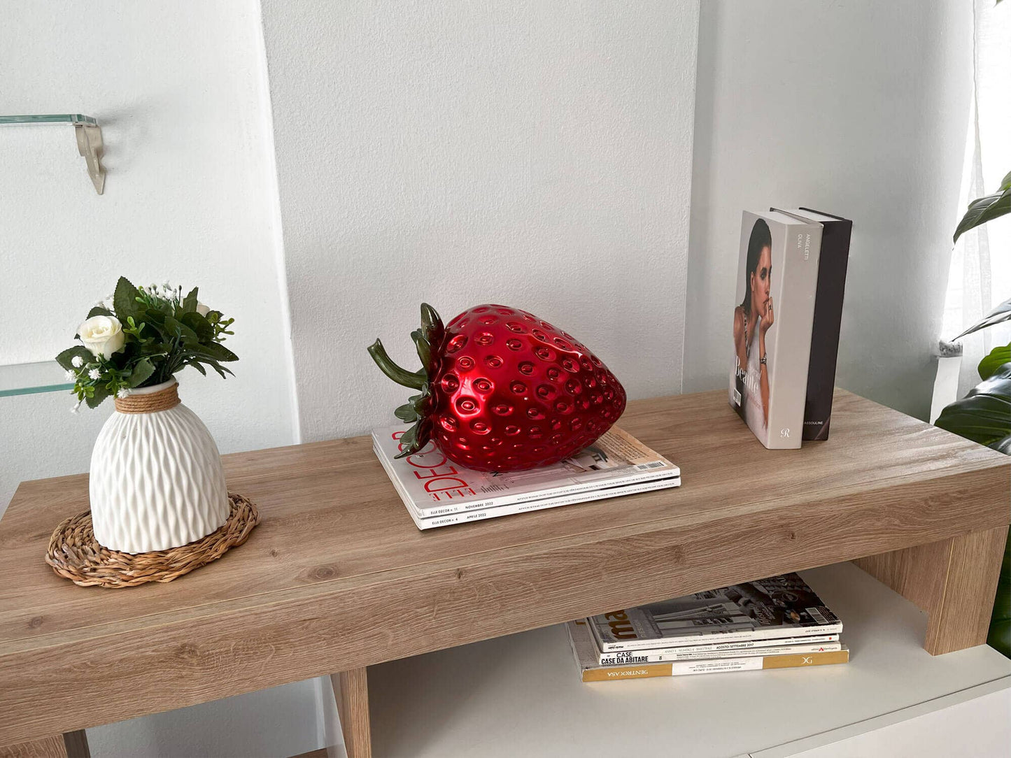 Strawberry Sculpture - Resin