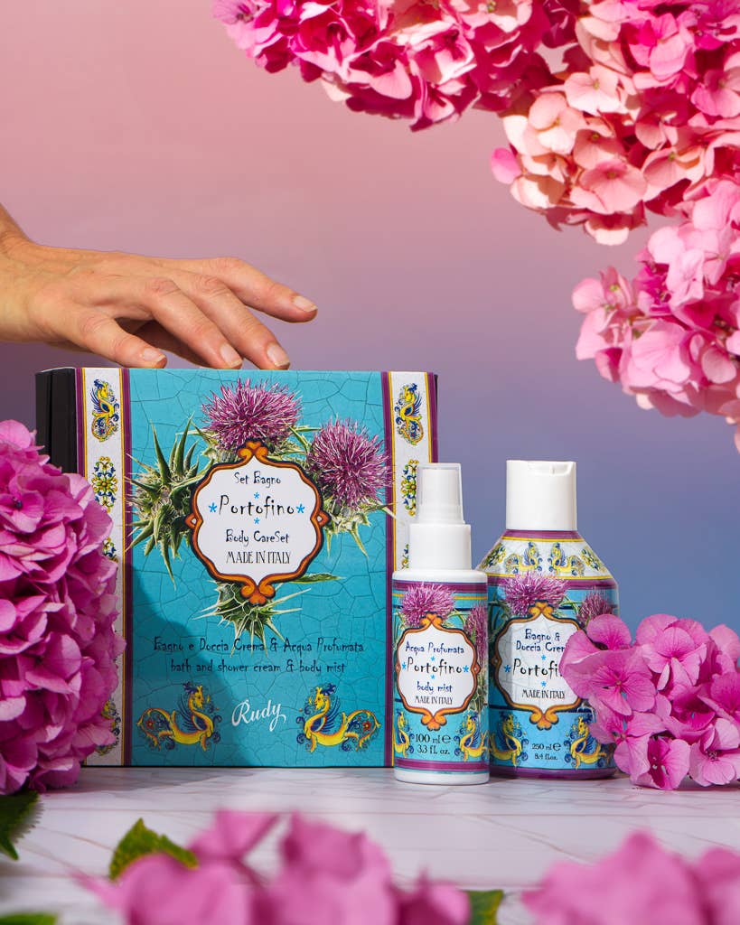 Italian Gift Box - Shower Gel and Perfumed Water - Portofino