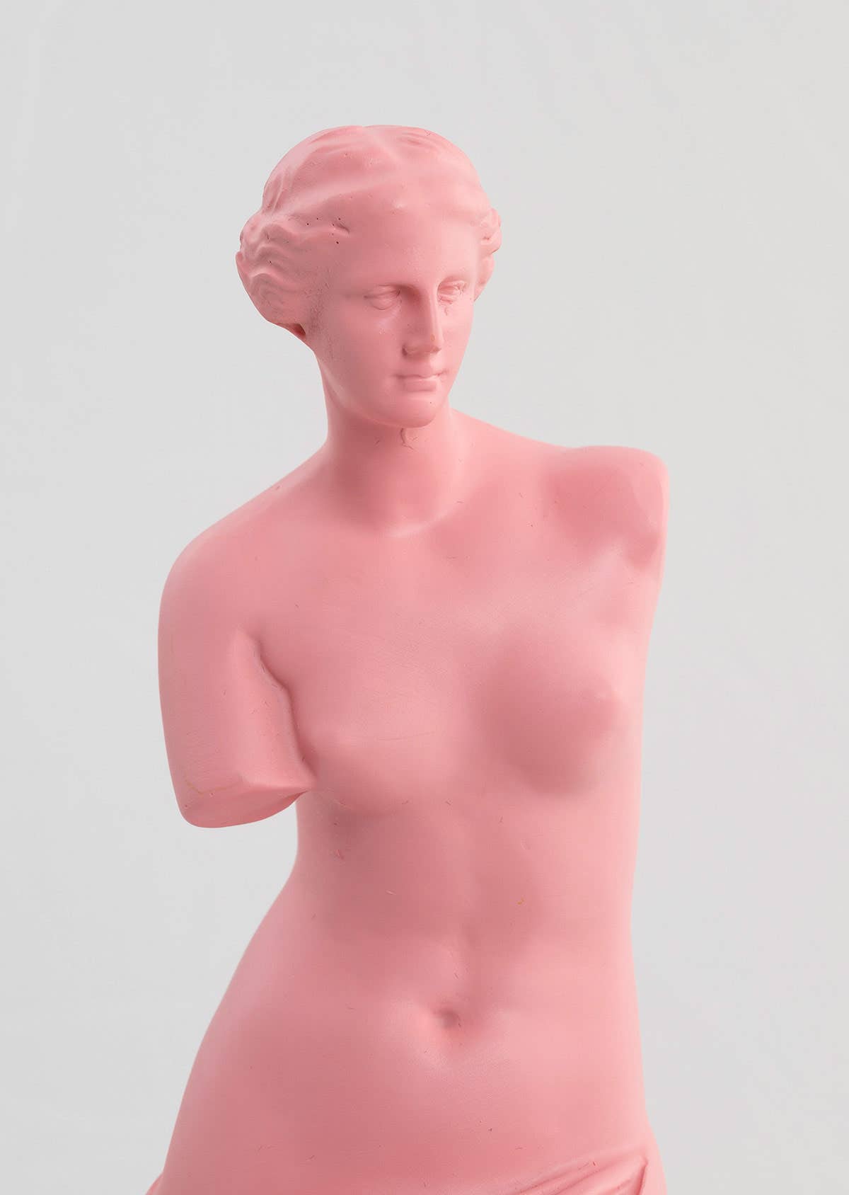 Venus Rose Resin Sculpture - Pink