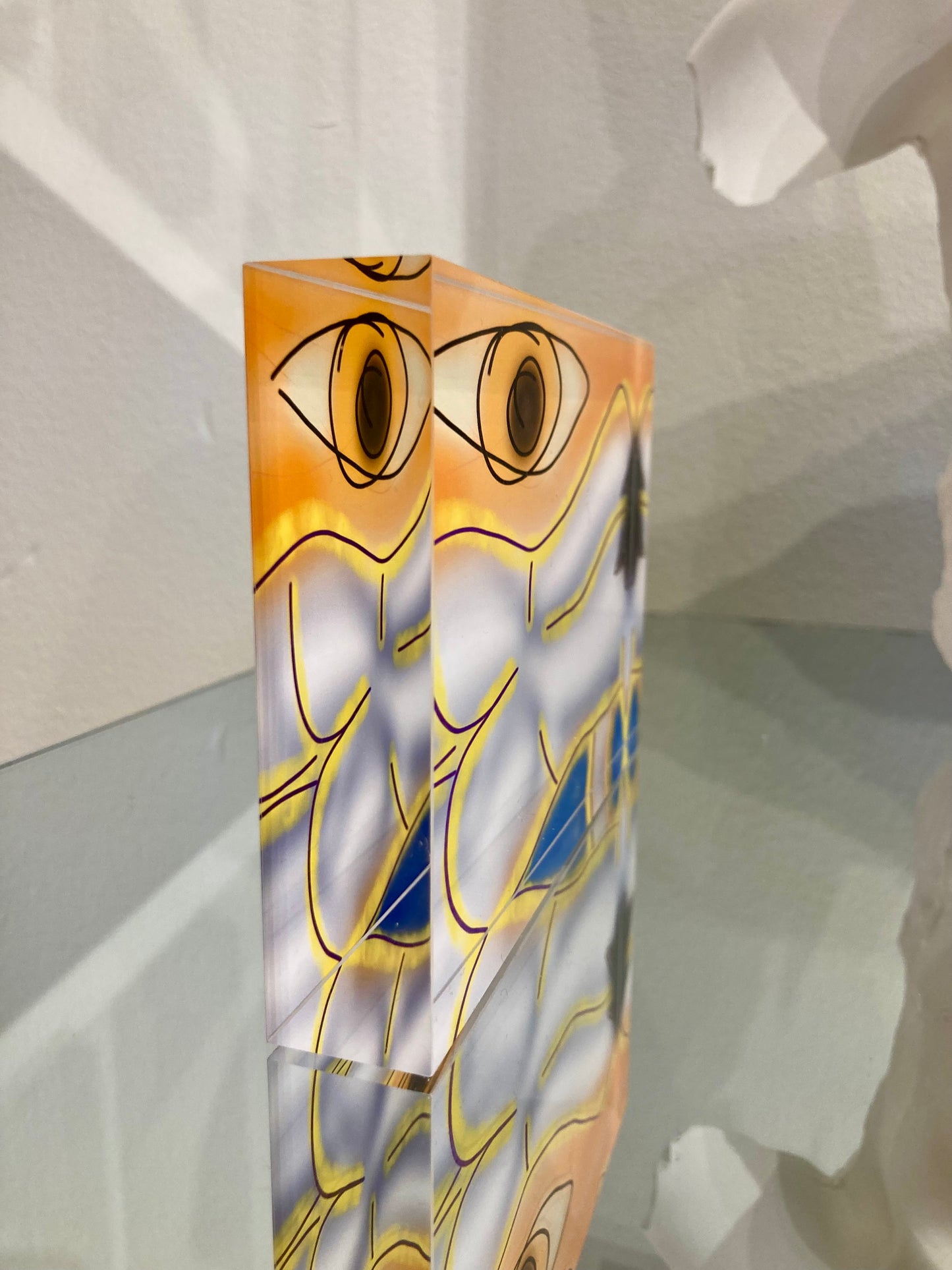 Akrylglasblock - Man - Gina Cinnamoni