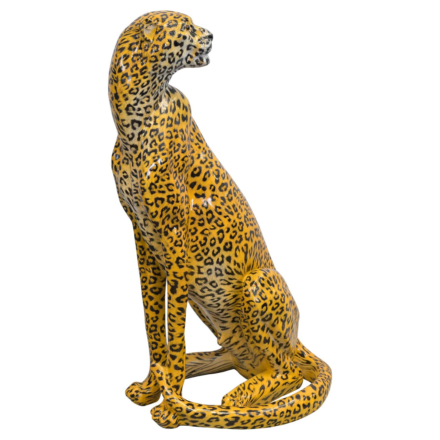 Cheetah Sculpture in Resin