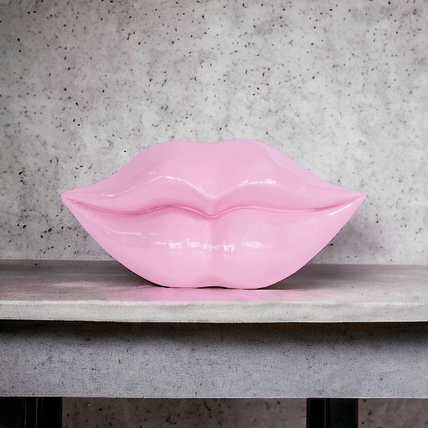 Pink Lip Sculpture - Cheeky Design for Home Decor