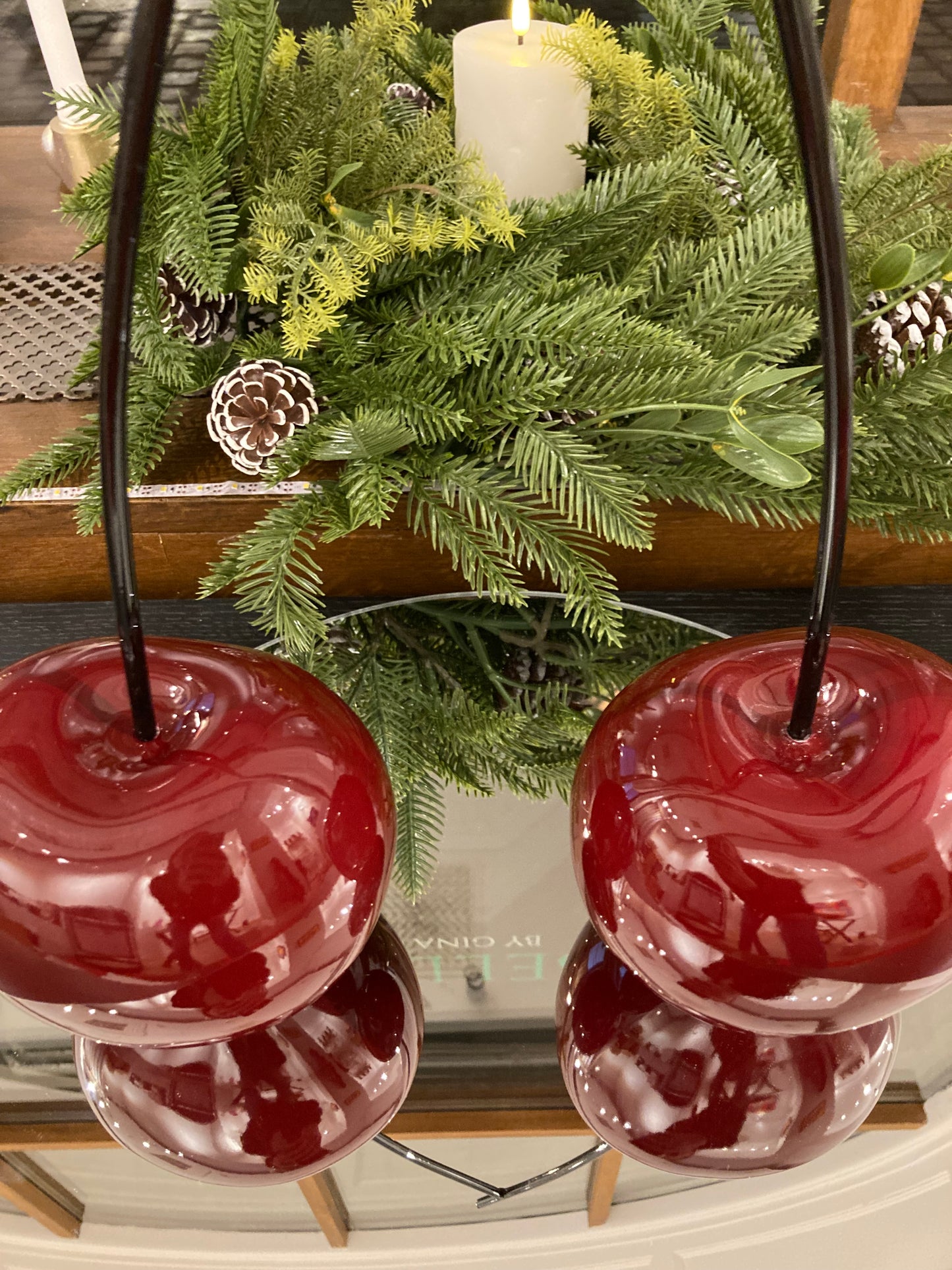Cherry Double - Resin Sculpture – Red