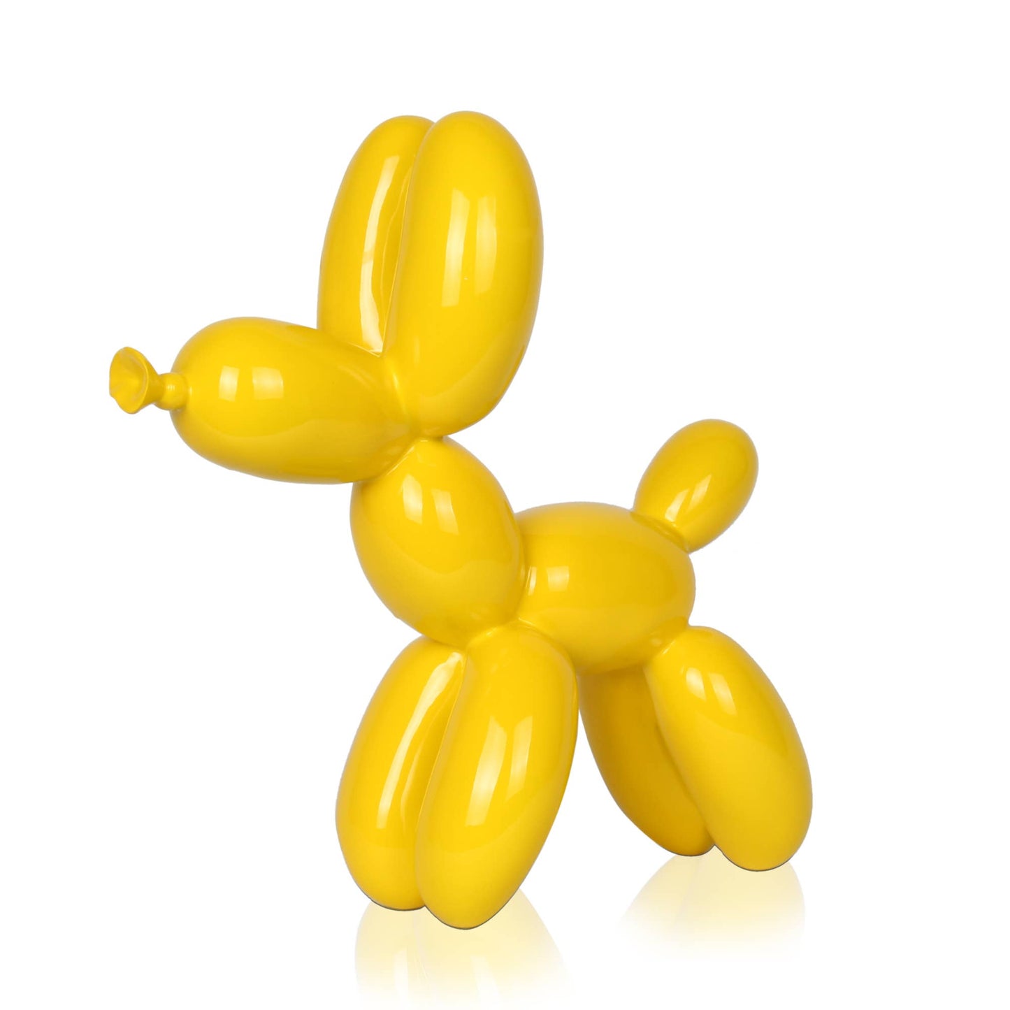 Balloon Dog - Resin Sculpture - Yellow - Ornament