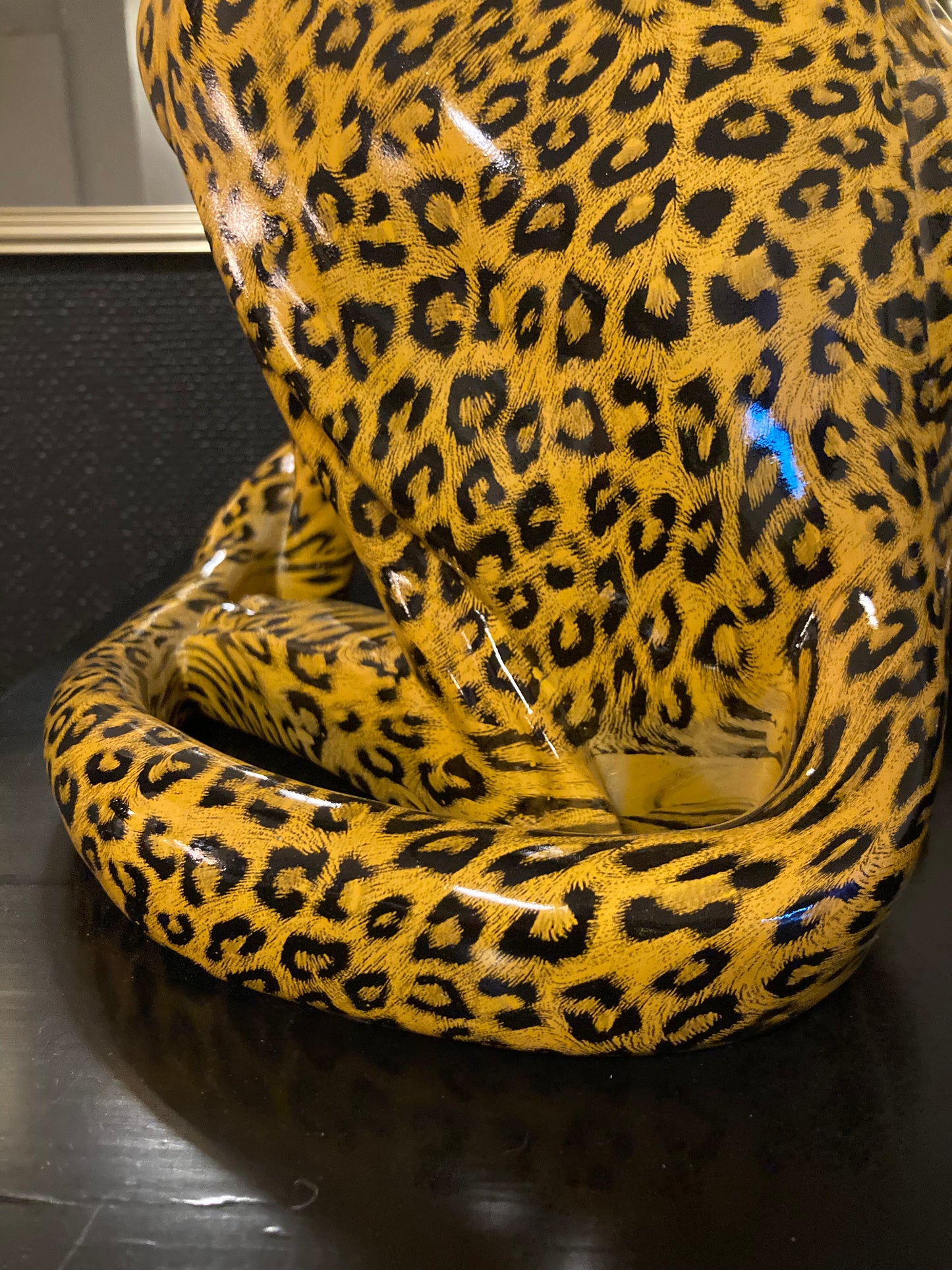 Cheetah Sculpture in Resin