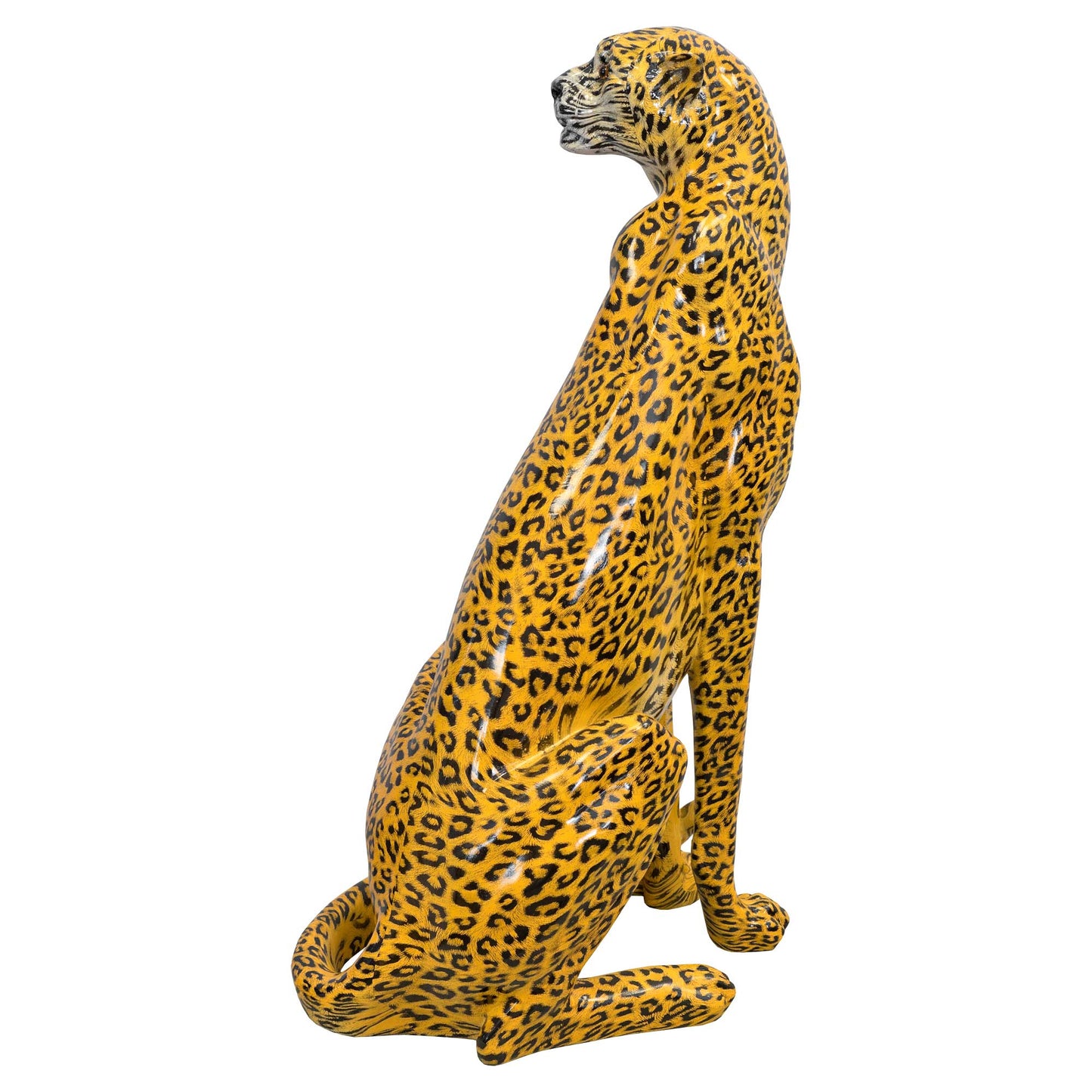 Cheetah Sculpture in Resin