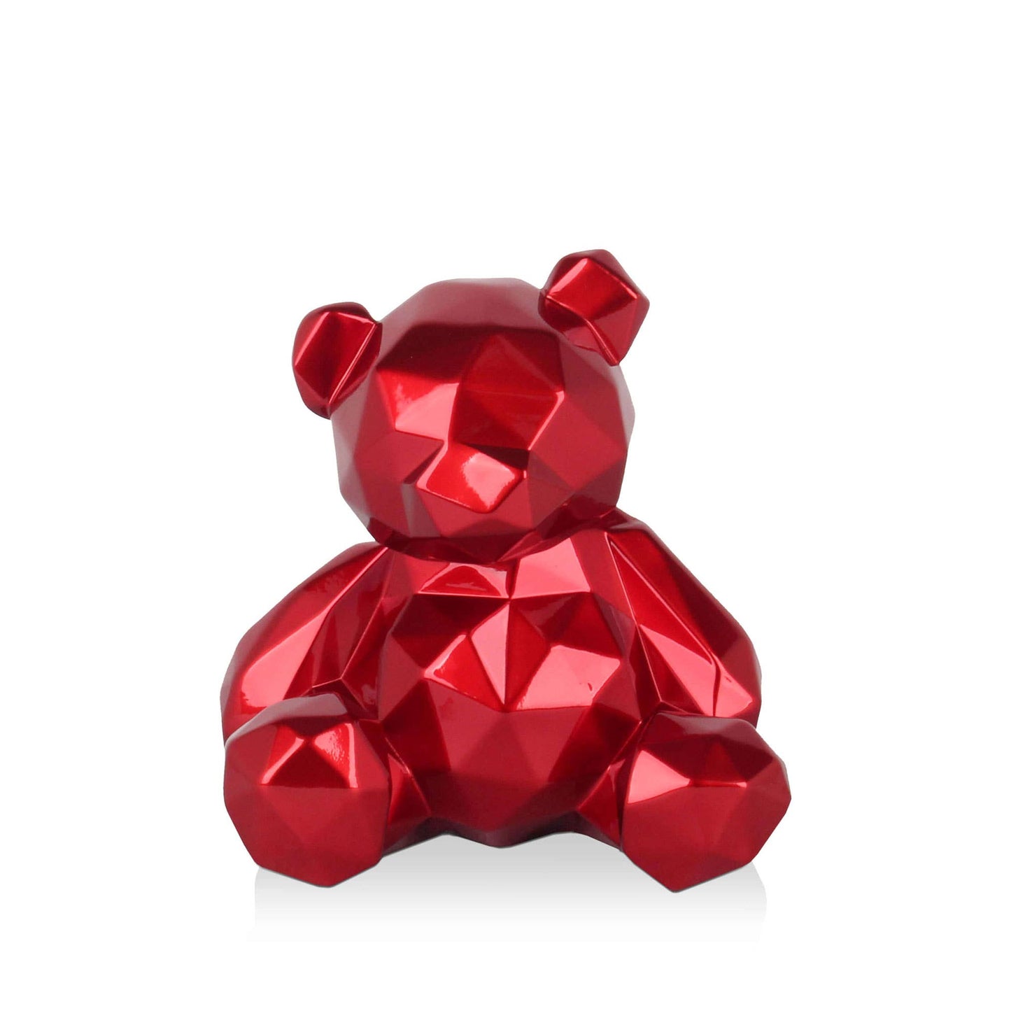 Red Teddy Bear - Sculpture - Valentine's Day Gift