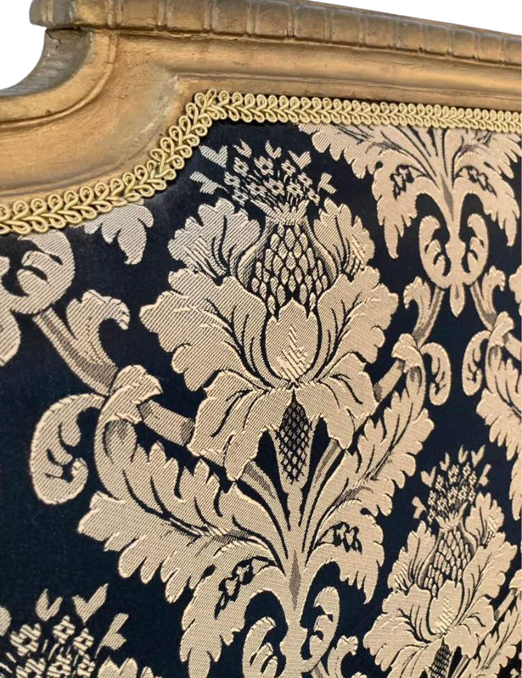 Antique Sofa - Black and Gold