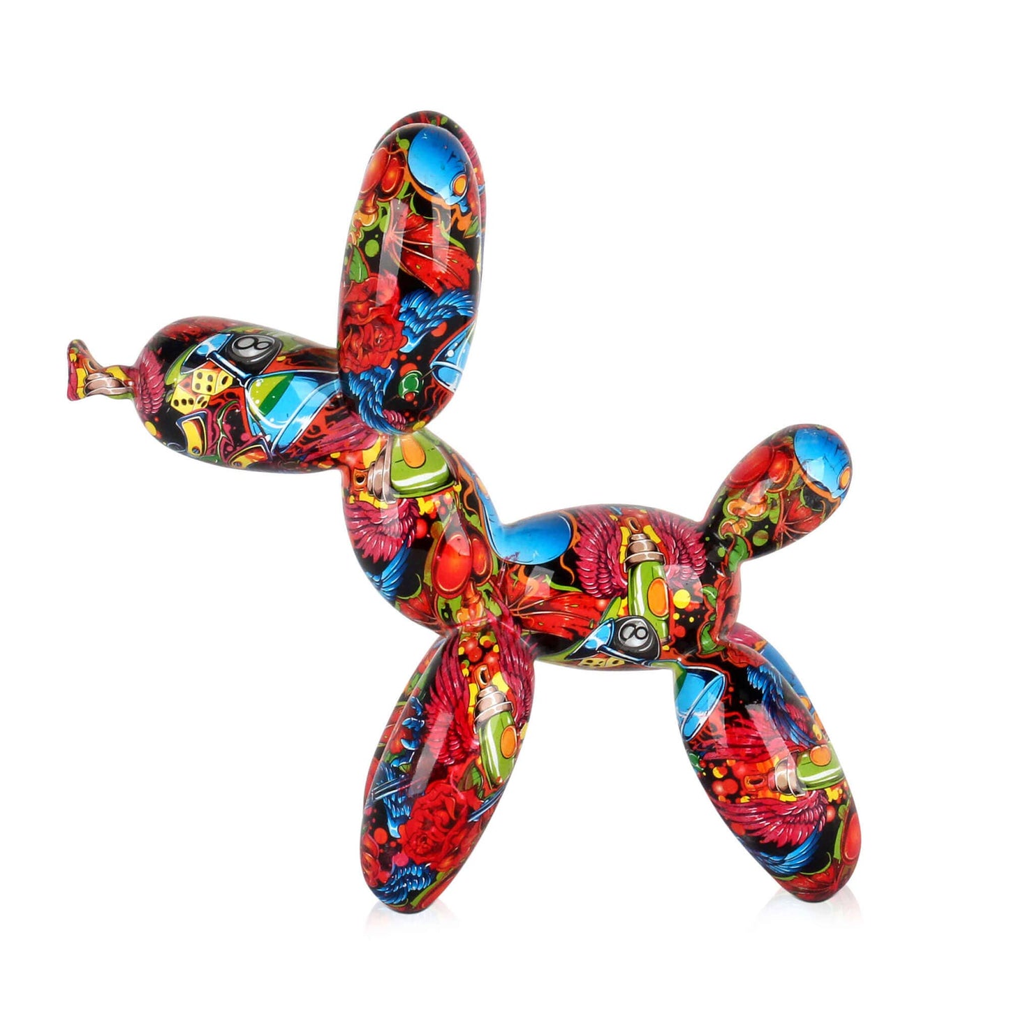 Balloon Dog - Resin Sculpture - Graffiti - Ornament