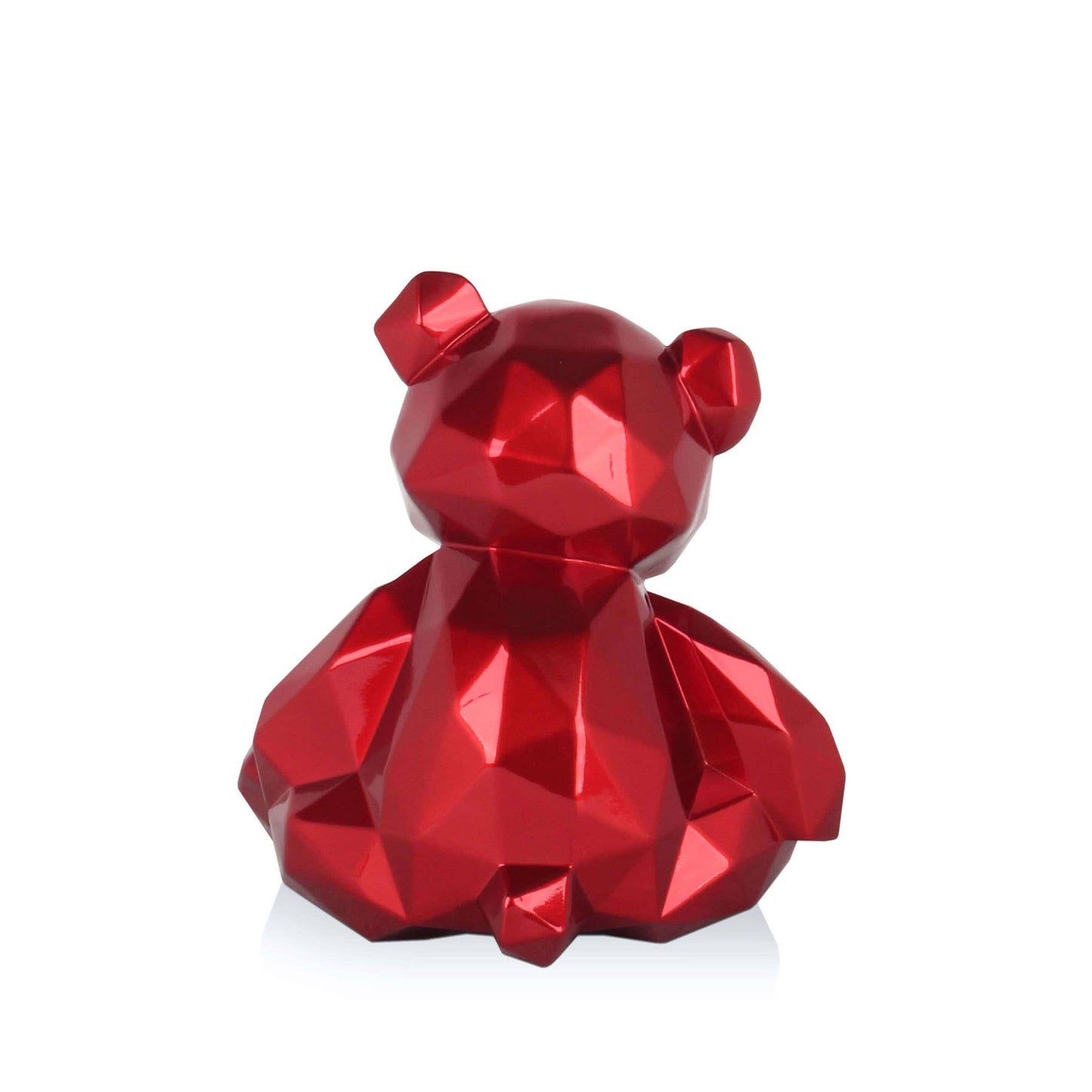 Red Teddy Bear - Sculpture - Valentine's Day Gift