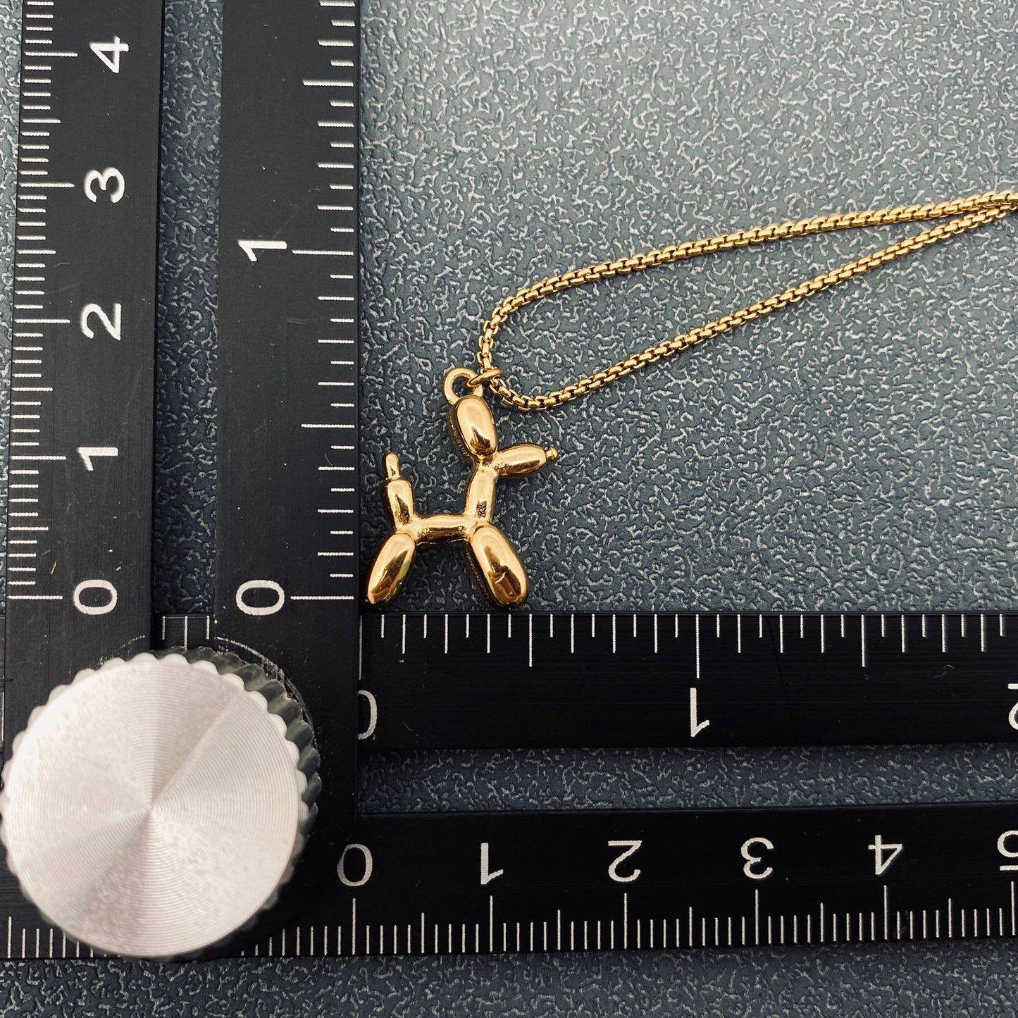 Liten Ballonghund Smycke - 18K Guldpläterat - Halsband med Berlock