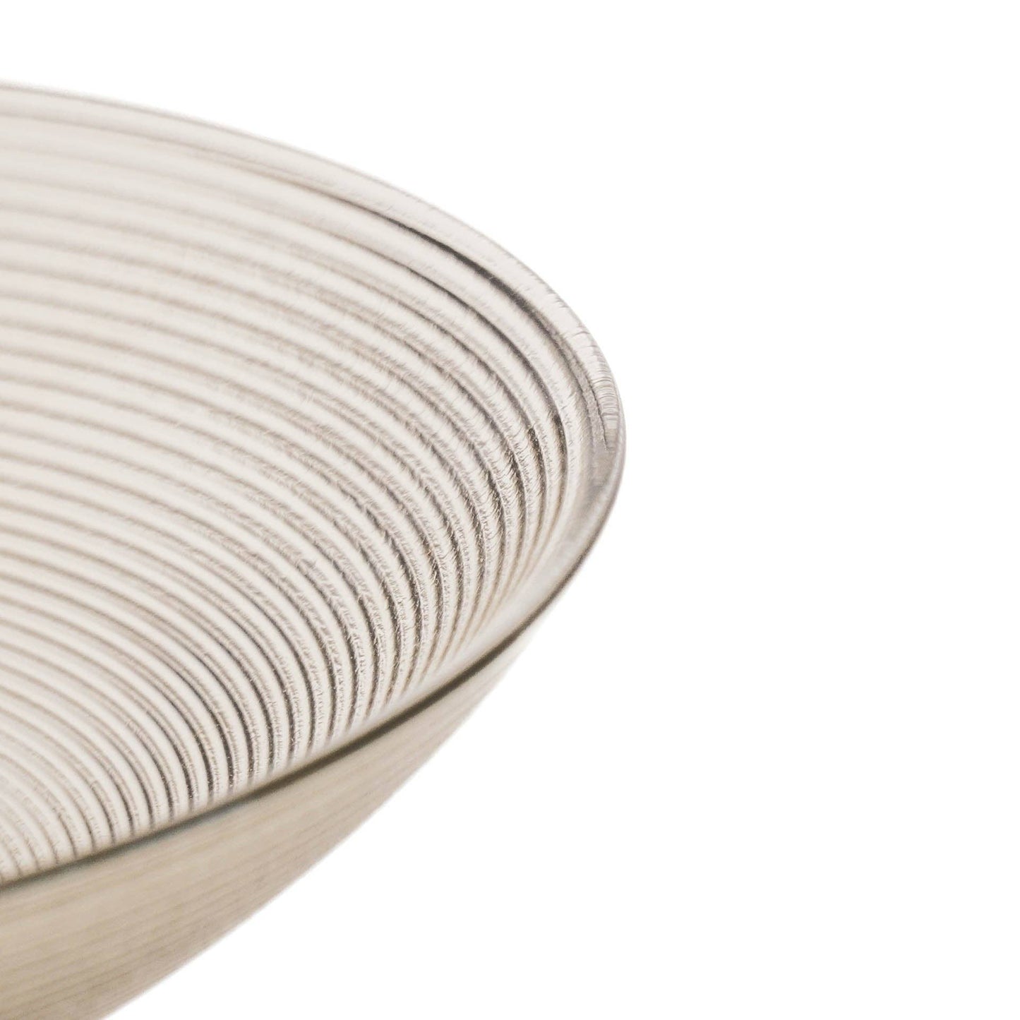 Glass Bowl with Golden Foot