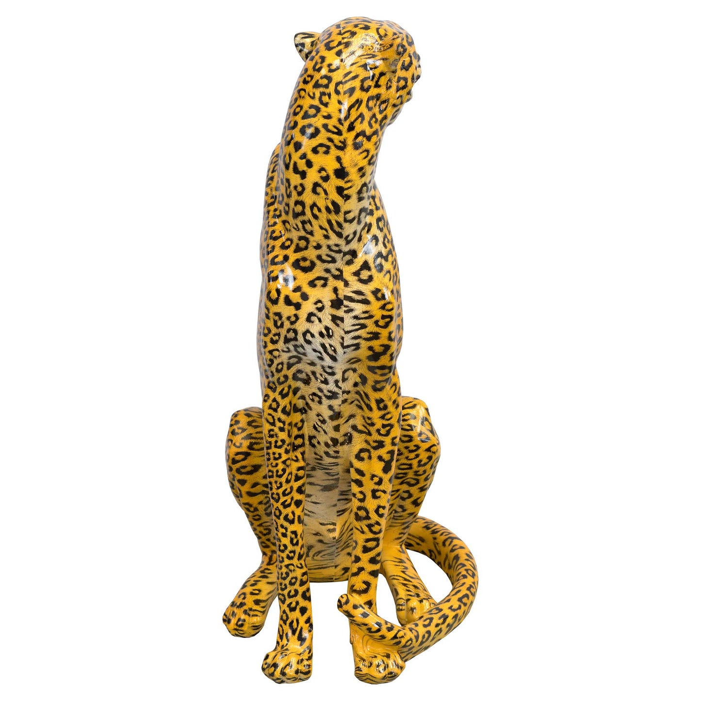 Cheetah Sculpture in Resin