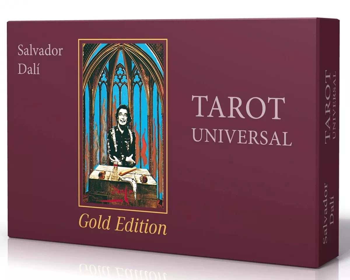 Salvador Dalí Tarot Universal Gold Edition – Exklusiv Tarotlek Med Förgyllda Kort