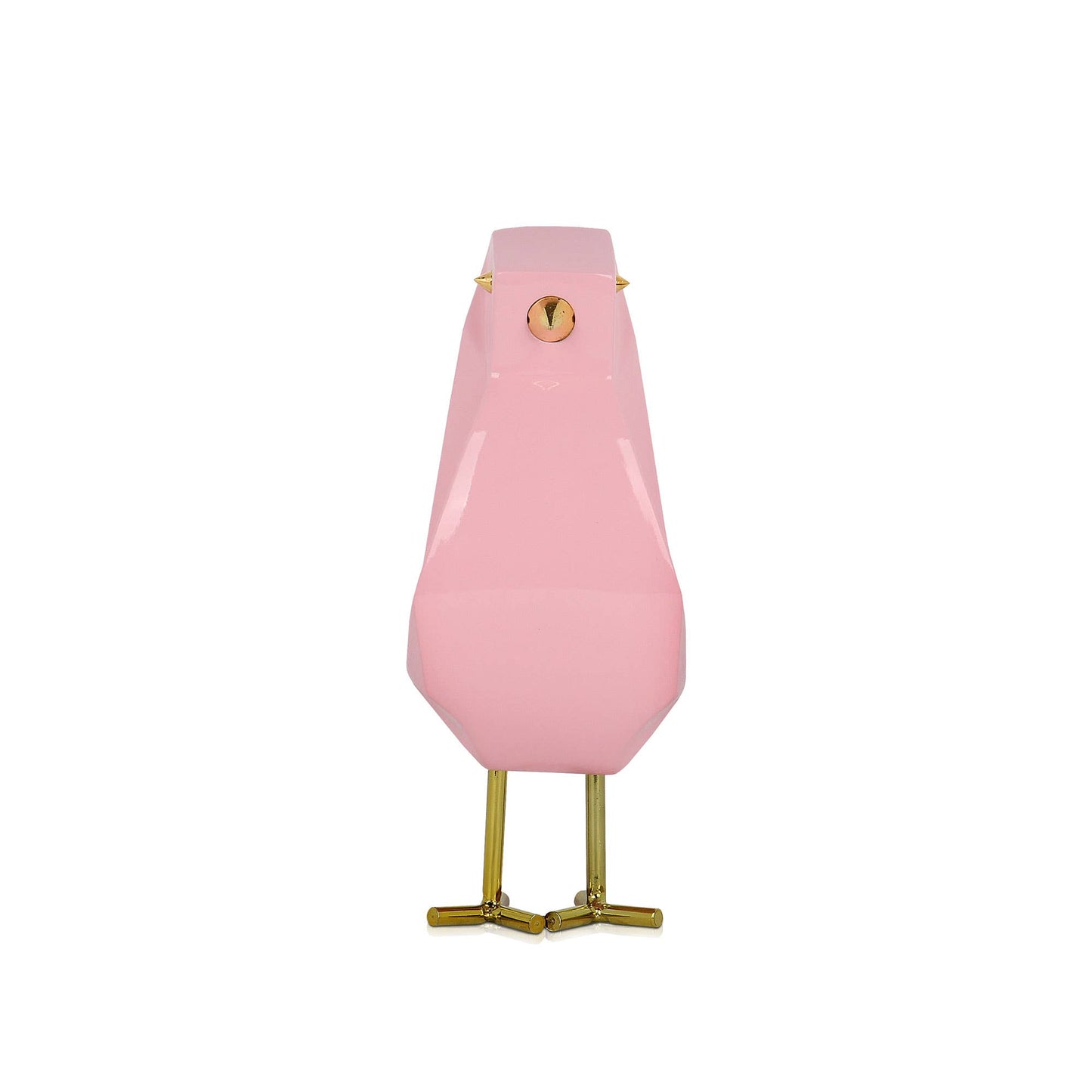 Modern Bird - Sculpture in Lacquered Resin - Pink