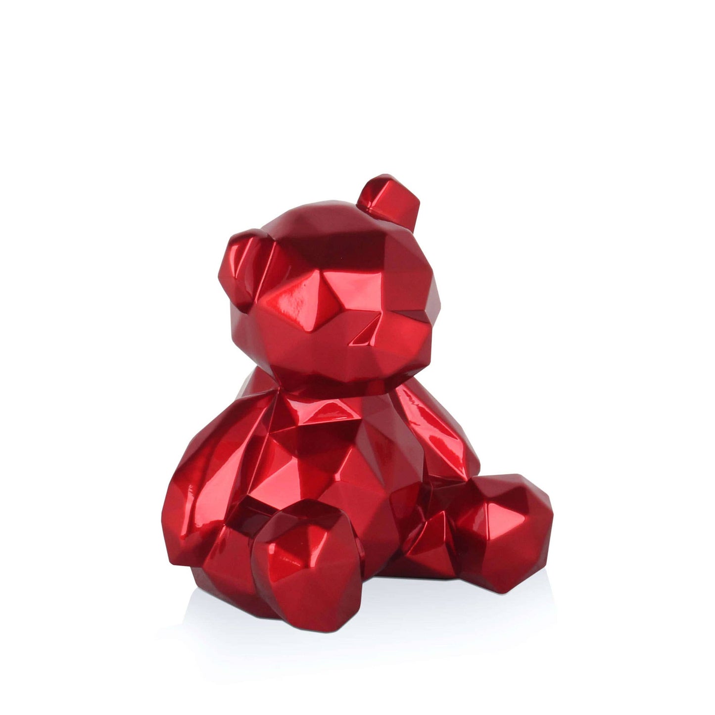 Red Teddy Bear - Sculpture - Valentine's Day Gift