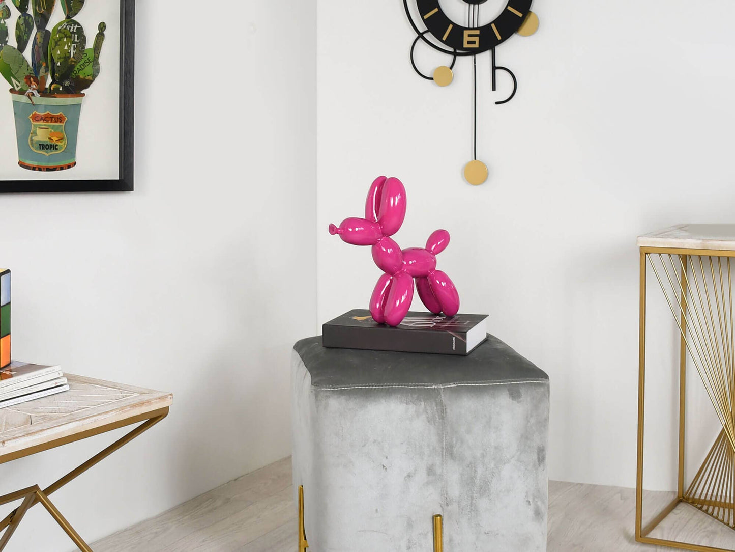 Balloon Dog - Sculpture - Dark Pink - Ornament