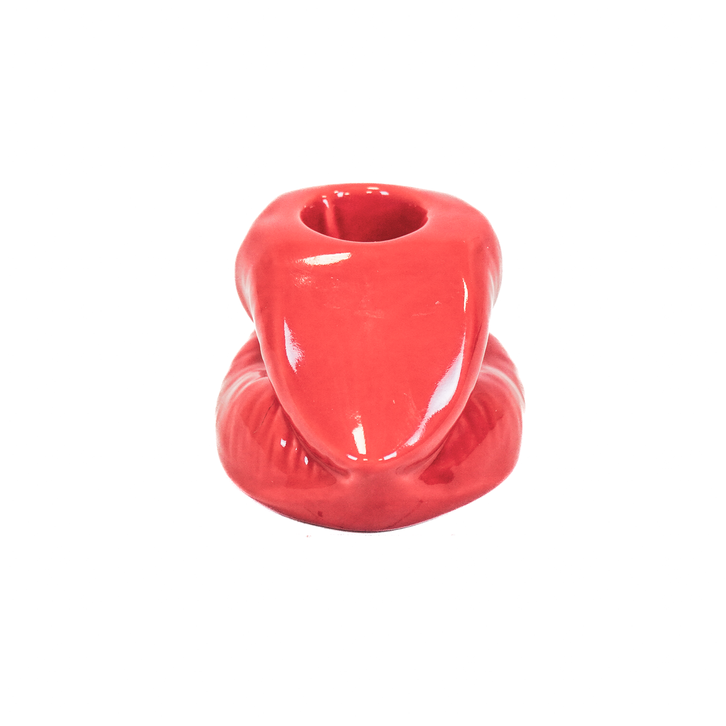 Lip-shaped Candlestick - Red
