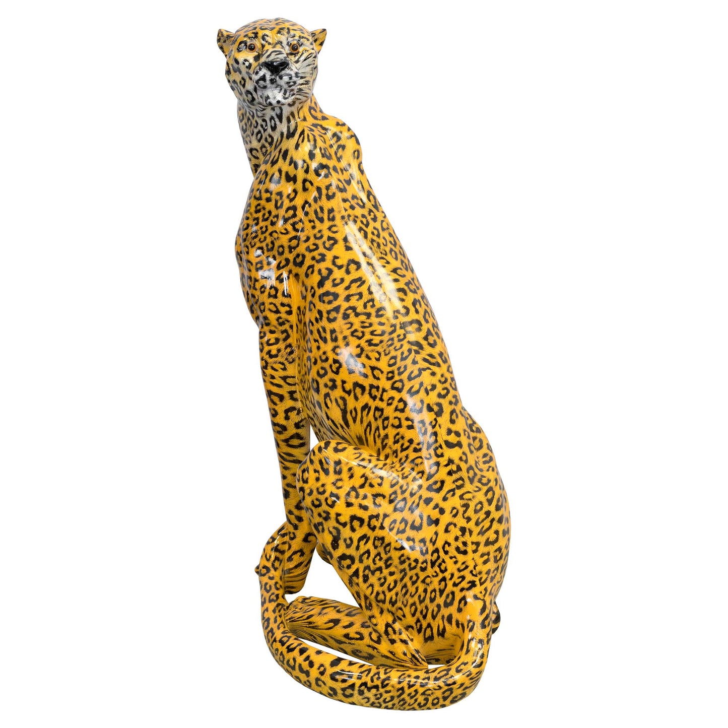 Cheetah Sculpture in Resin