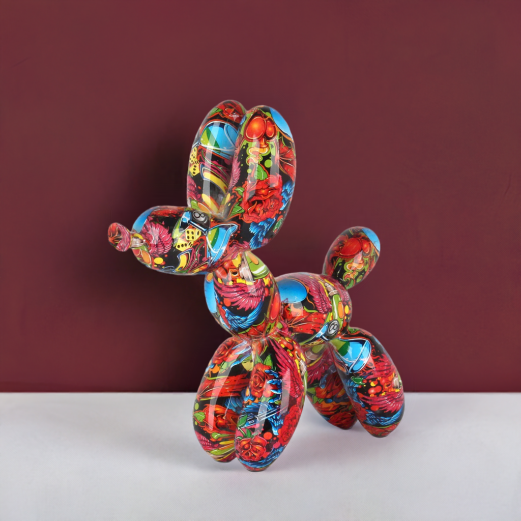 Balloon Dog - Resin Sculpture - Graffiti - Ornament