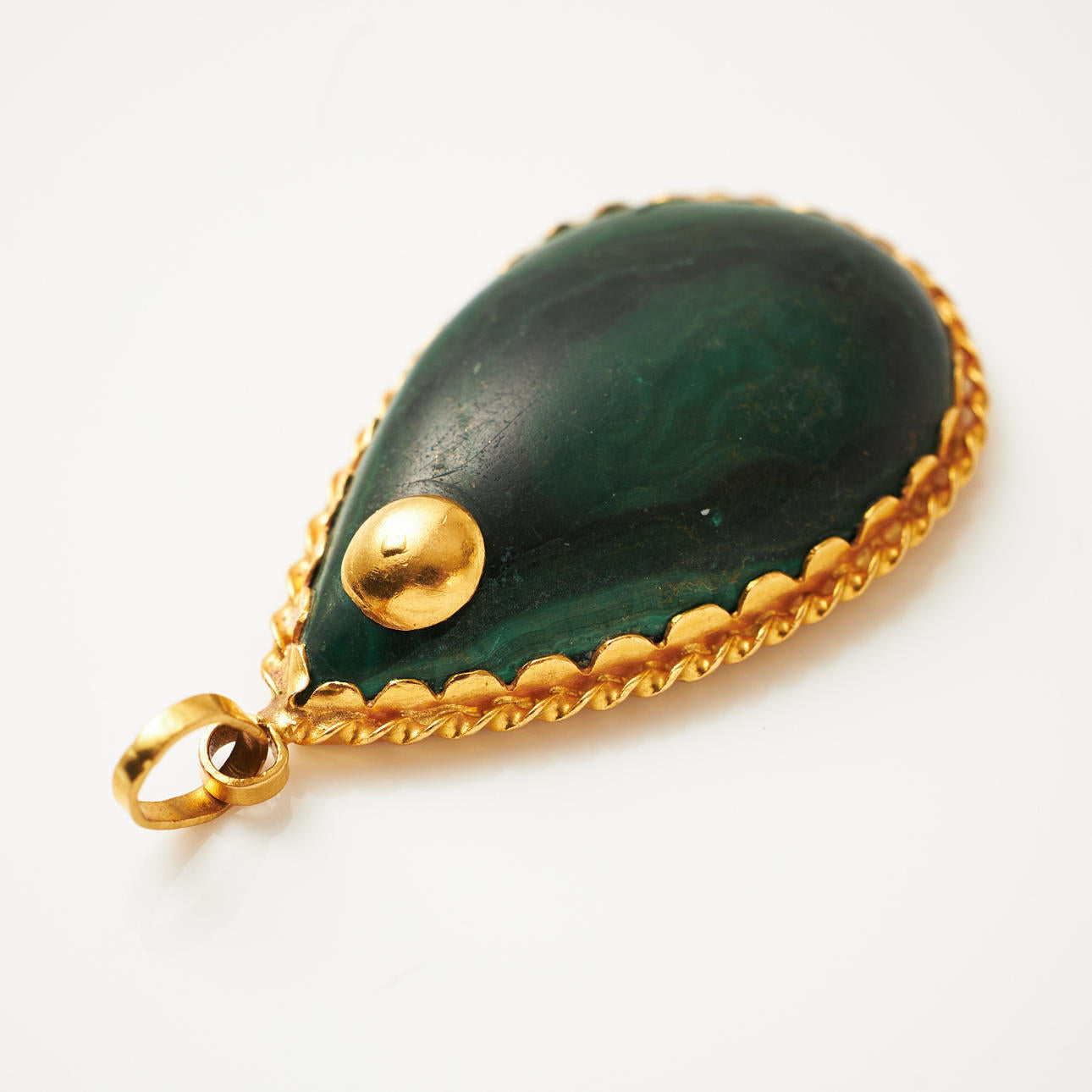 Vintage Pendant - Malachite
