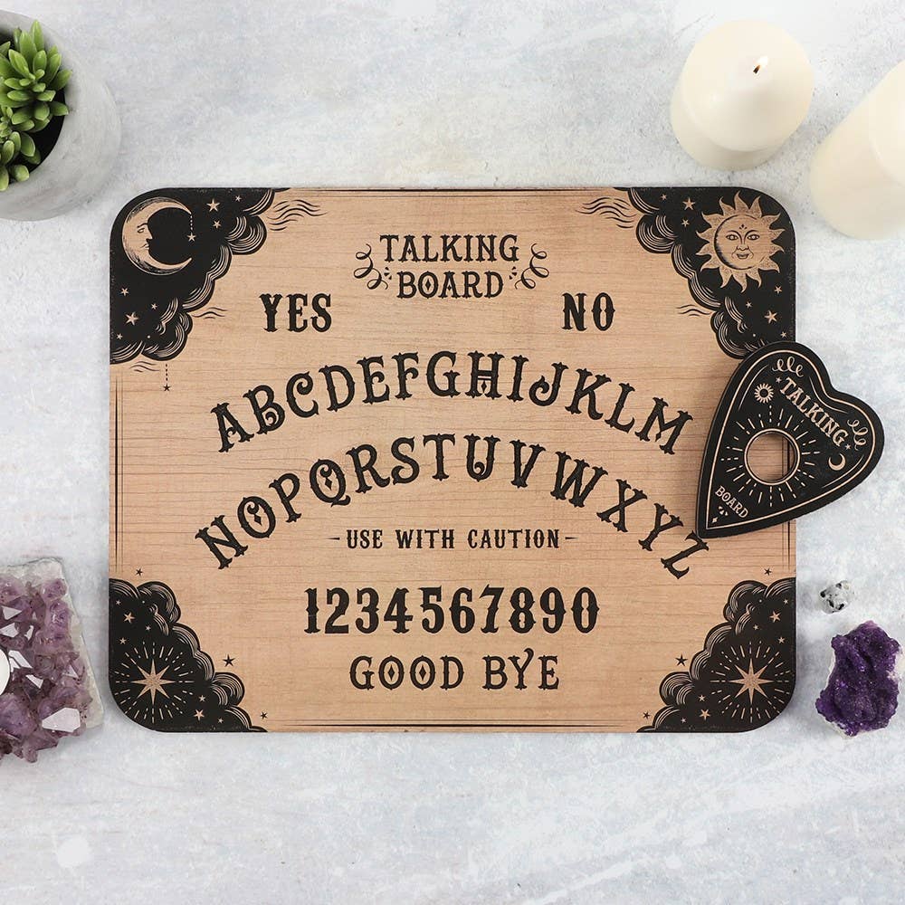 Klassisk Ouijabräda Med Planchette – Mystisk Spirit Board