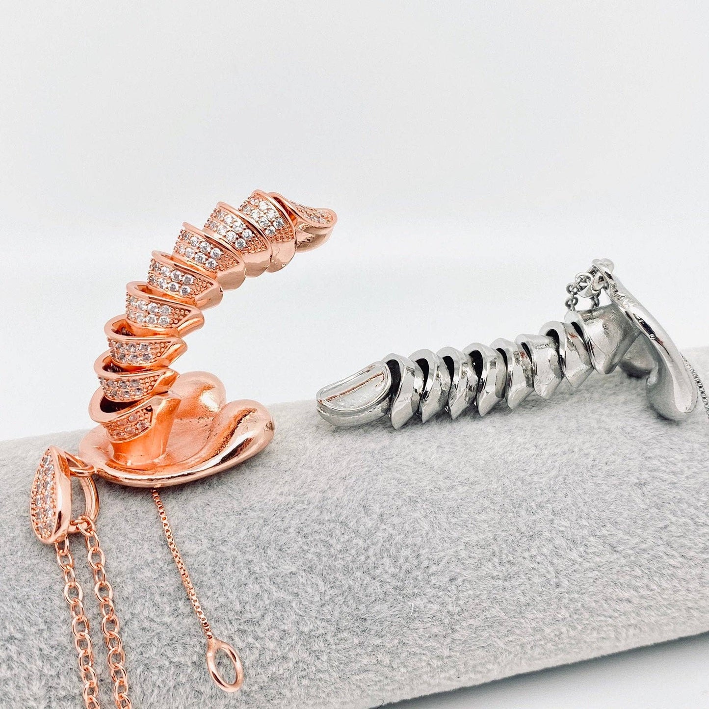 Roséguld med Strass- Halsband med Manlig Symbol