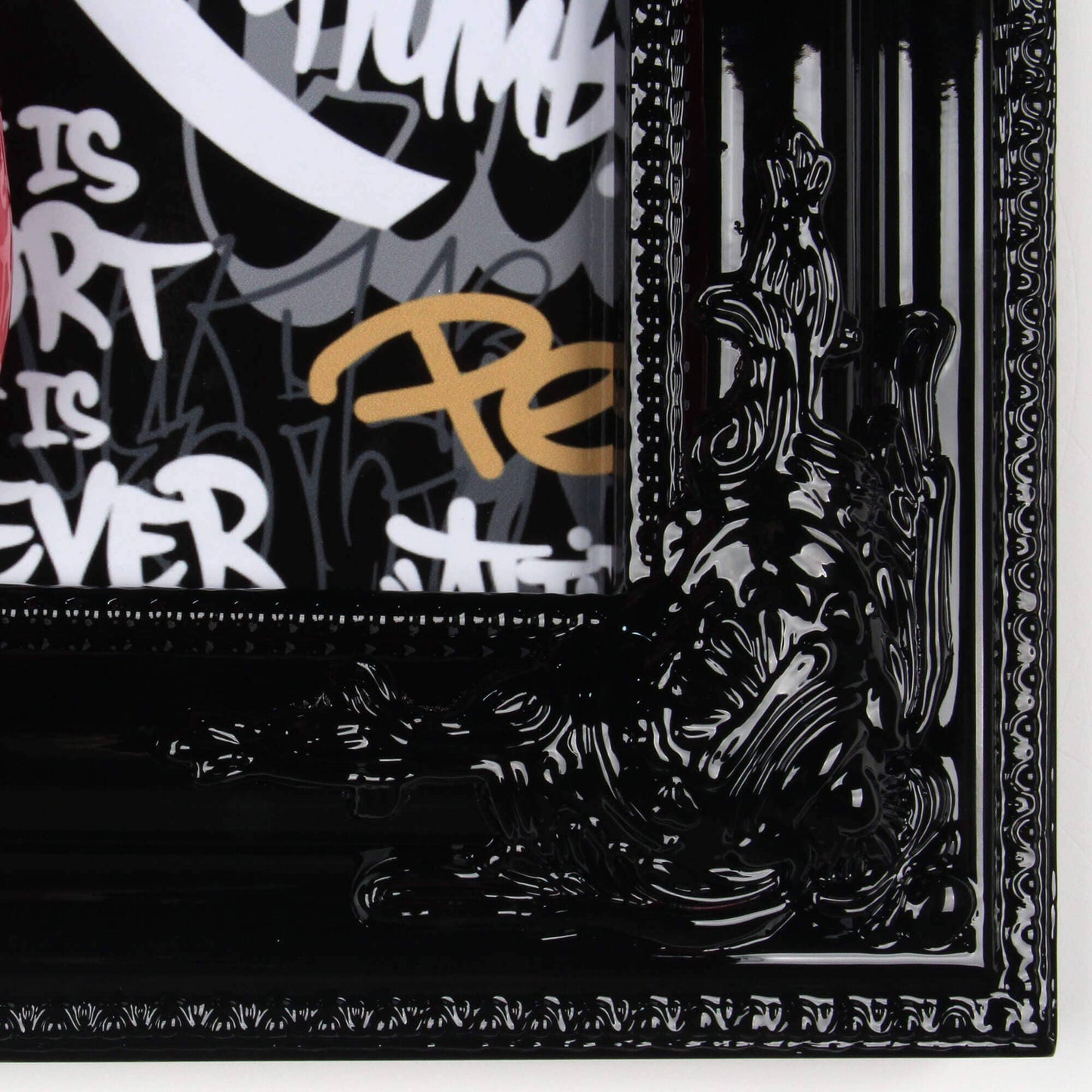 Röd Ballonghund - Tavla - Barock Modern Pop