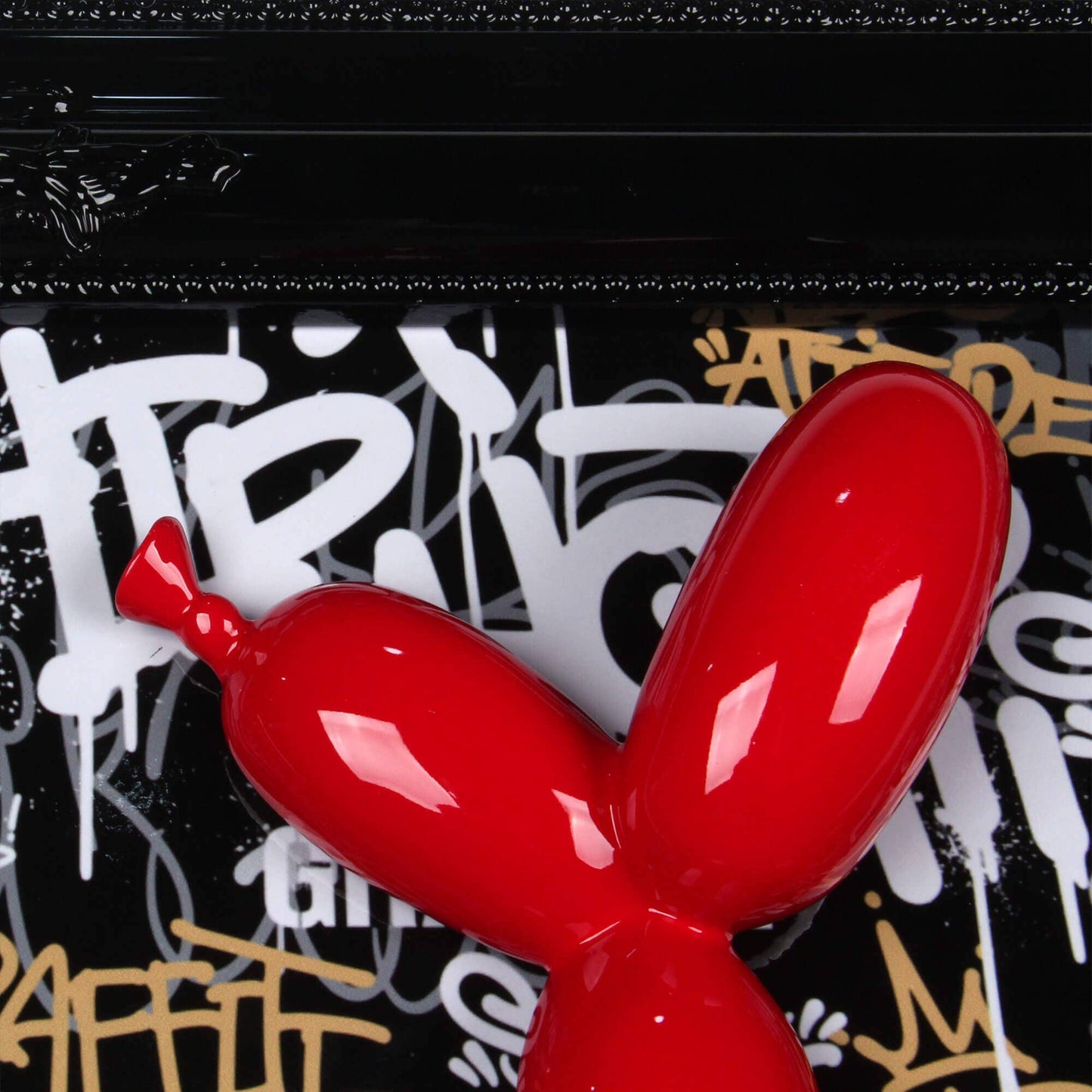 Röd Ballonghund - Tavla - Barock Modern Pop