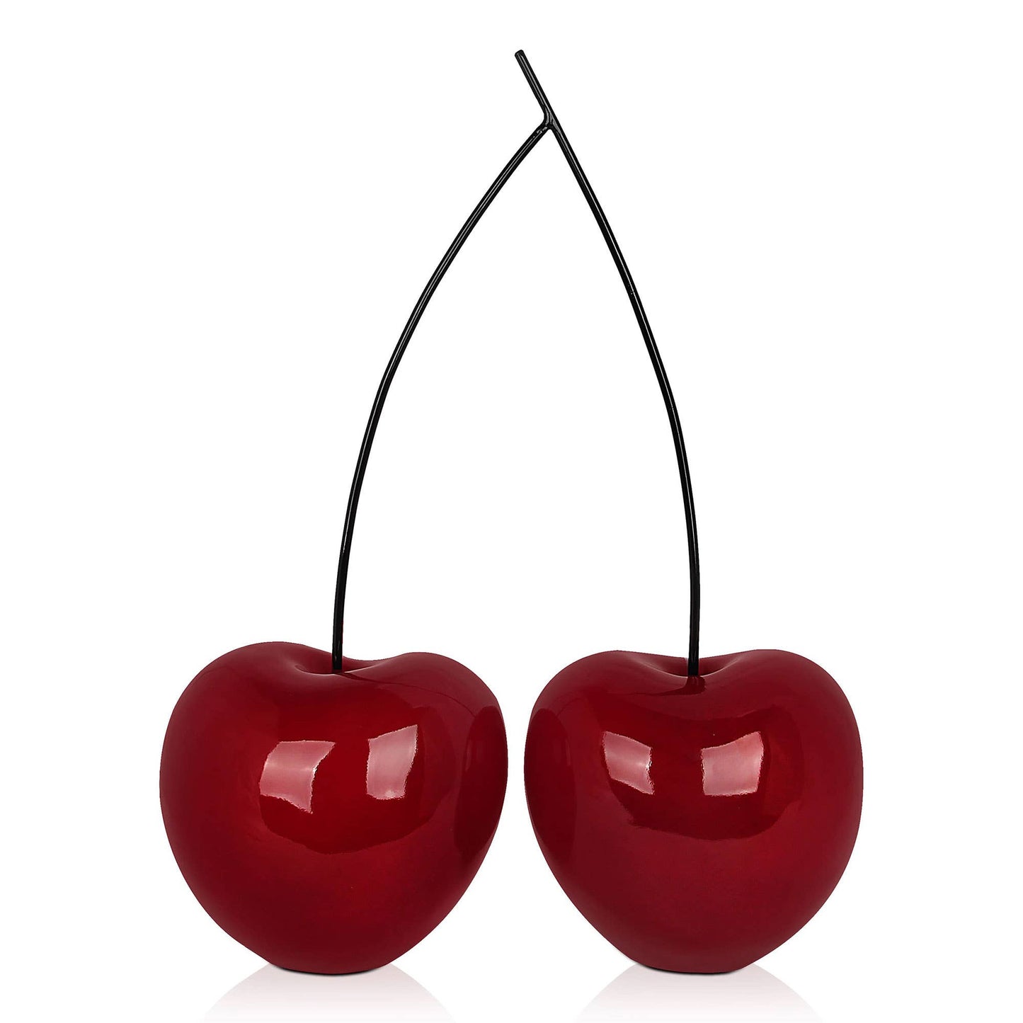 Körsbär Dubbel (XL) - Hartsskulptur – Röd