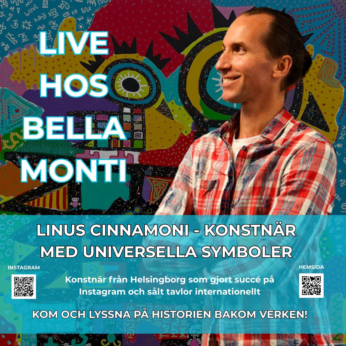 28 mars - Konstguidning med Linus Cinnamoni