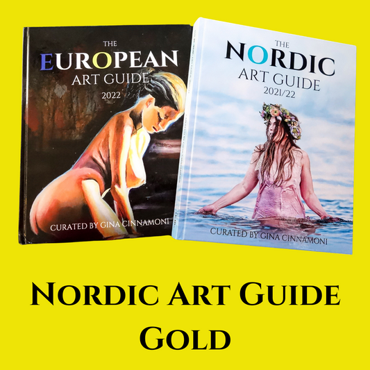 Nordic Art Guide - Gold - by Bellamonti Art