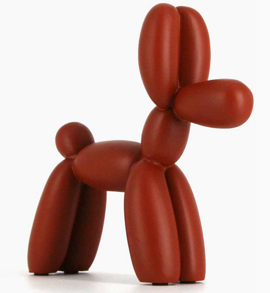 Roströd Ballonghund Skulptur I Begränsad Upplaga