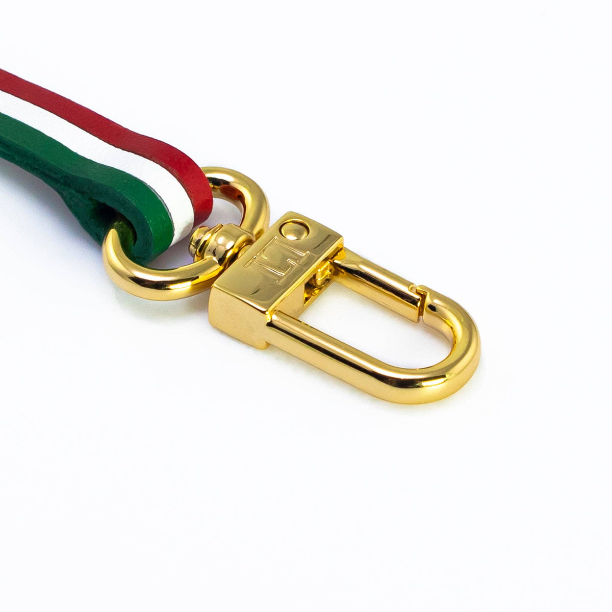 Handgjort Armband i Italienskt Läder Med Guldfärgat Lås – 18 cm