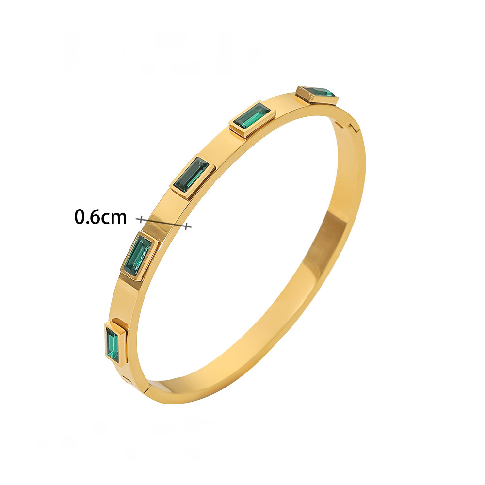 18K Guldpläterade Manschettarmband –  Elegans