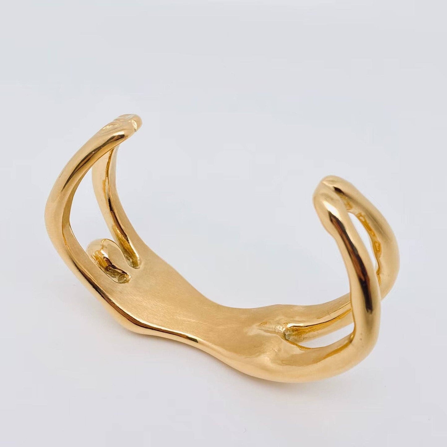 Kvinnokropp 18K Guldpläterat Armband i Rostfritt Stål