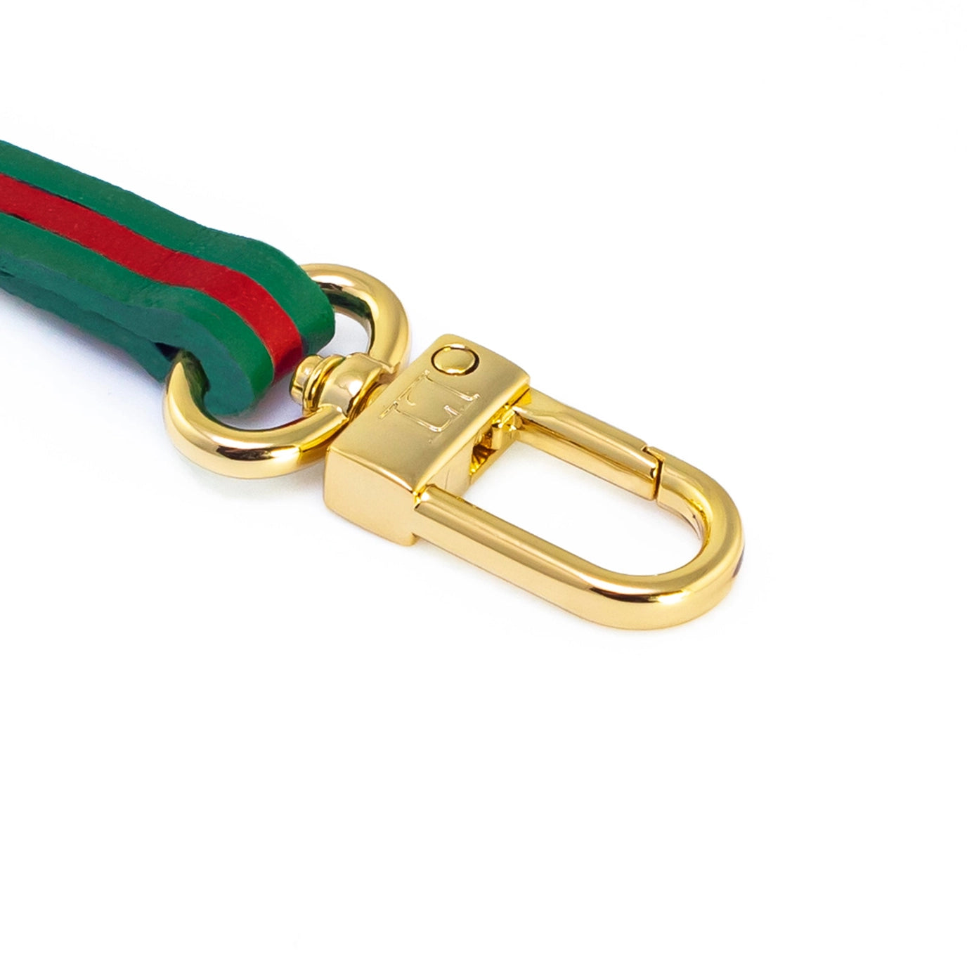 Handgjort Armband i Italienskt Läder Med Guldfärgat Lås