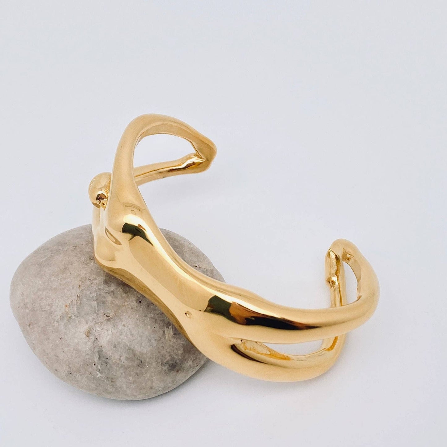 Kvinnokropp 18K Guldpläterat Armband i Rostfritt Stål