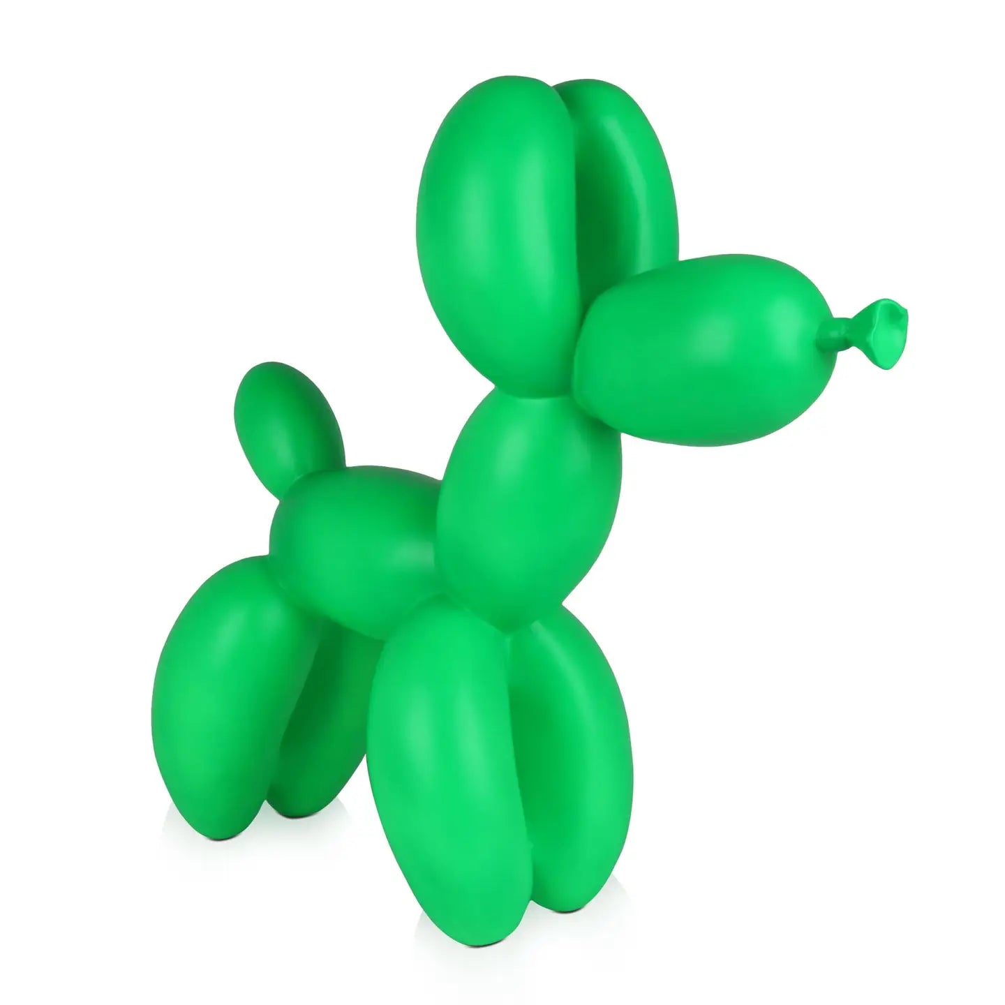 Ballonghund (XL) - Hartsskulptur - Grön